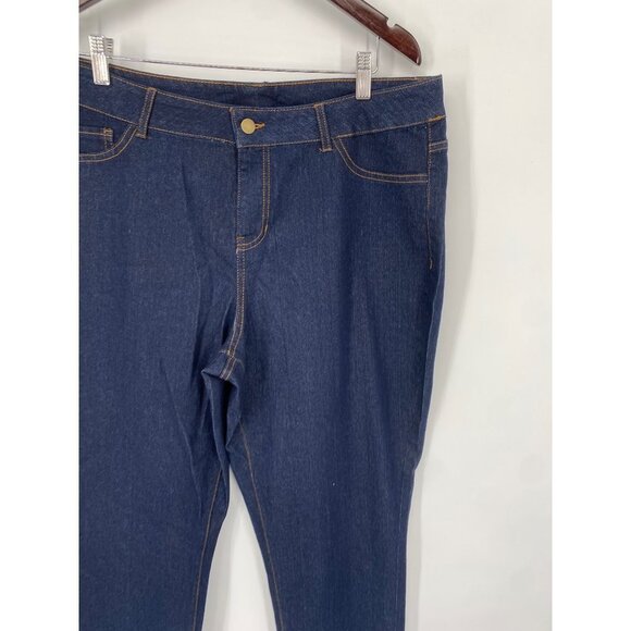 NWOT Bobbie Brooks Dark Wash Denim Stretch Jeans Size 1X - Picture 2 of 4